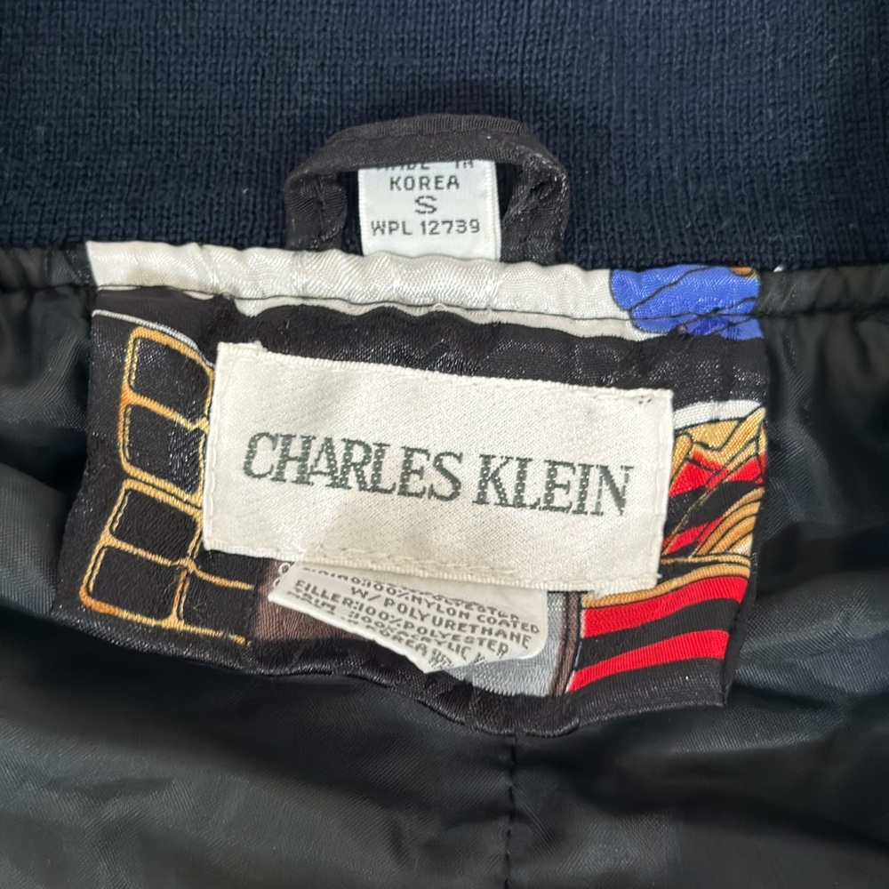 Charles Klein Multicolor Bomber Jacket - Picture 4 of 5